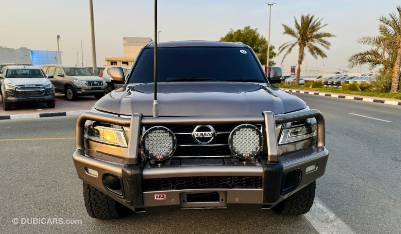 Nissan Patrol PREMIUM BULL BAR WITH LED LIGHTS | 5.6L PETROL | RHD | 360 VIEW CAMERA| SUNROOF