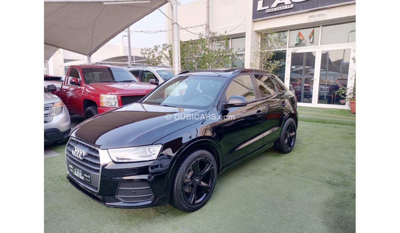 Audi Q3 4 cylinder, 2018 model, leather panorama, cruise control, sensor wheels, in excellent condition