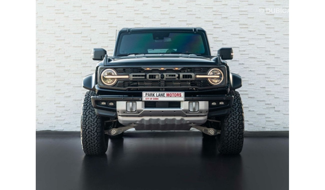 Ford Bronco Raptor AED 5,819 PM • BRONCO RAPTOR 3.0L V6 • LOW KMS • AL TAYER MOTORS FORD WARRANTY AND SERVICE CONTRACT