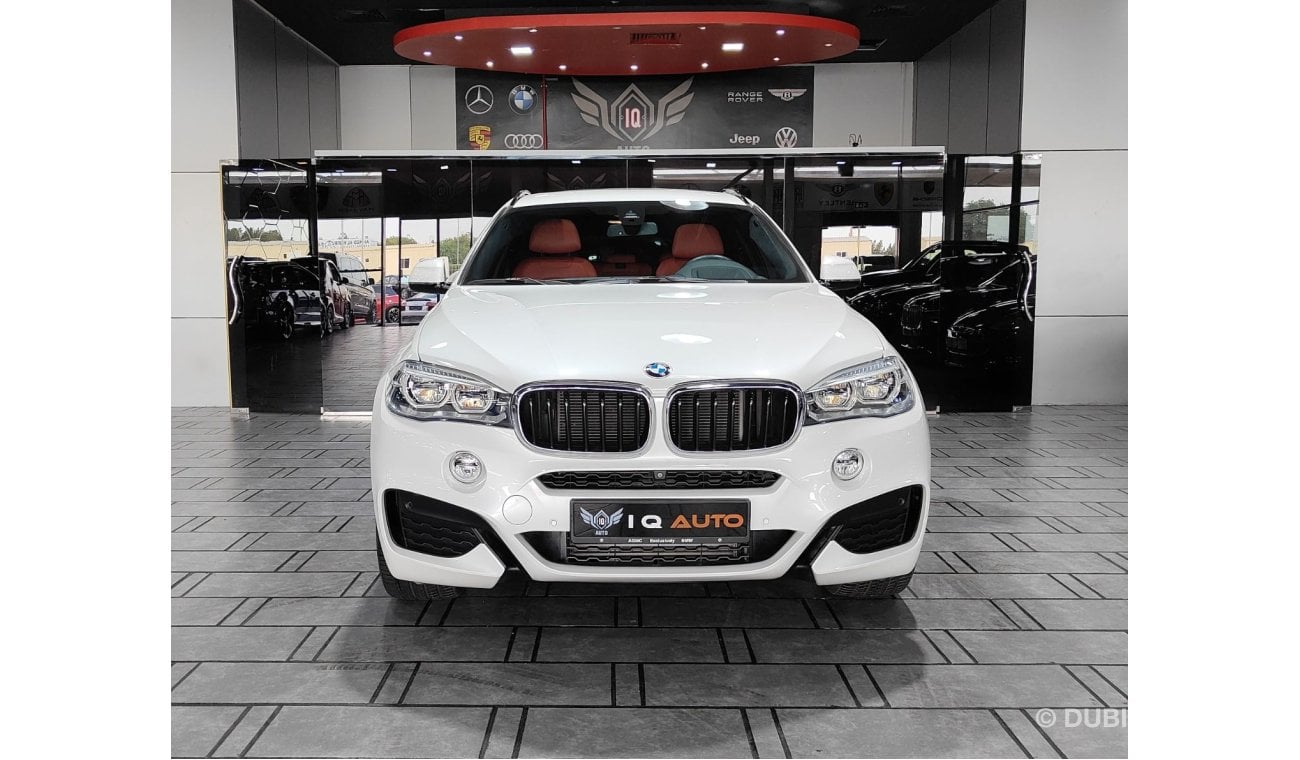 BMW X6 35i M Sport AED 1,400 P.M | 2017 BMW X6 M-SPORT | UNDER WARRANTY | GCC | 3.0L | SUNROOF