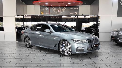 بي أم دبليو 540i AED 1,600 P.M | 2017 BMW 5 SERIES 540I M SPORT 3.0 L 333 HP | WITH SUNROOF | GCC | UNDER WARRANTY