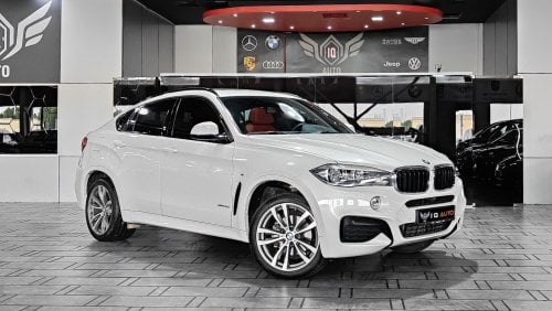 BMW X6 35i M Sport AED 1,400 P.M | 2017 BMW X6 M-SPORT | UNDER WARRANTY | GCC | 3.0L | SUNROOF