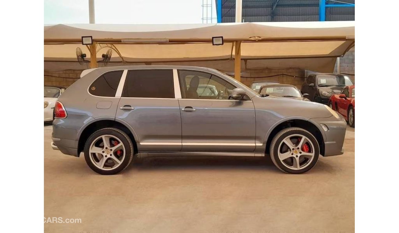 بورش كايان توربو PORSCHE CAYENNE TURBO 4.5L 2006 WITH SUNROOF, ELECTRIC LEATHER SEATS, T.V NAVIGATION AND MUCH MORE