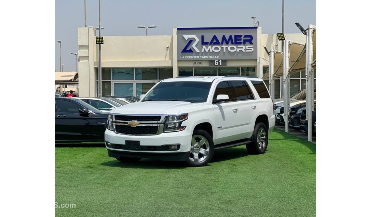 شيفروليه تاهو 1400 Monthly payments/ Tahoe 2018 LT / GCC / single owner / Original paint / No accident