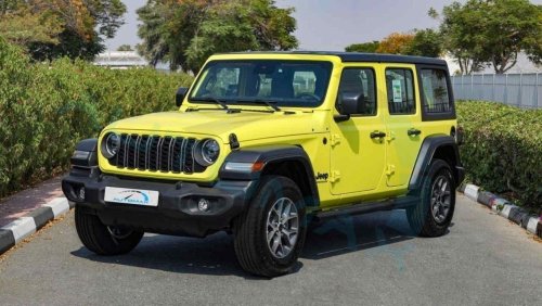 Jeep Wrangler Unlimited Sport S Turbo , 2024 GCC , 0Km , With 5 Years Warranty & 3 Years Service @Official Dealer