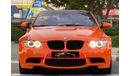 بي أم دبليو M3 Std 4.0L END OF THE YEAR OFFER = BMW M3 2012 = SPECIAL COLOR GCC SPECS = CONVERTIBLE