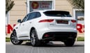 جاكوار F Pace R-Sport 3.0L Jaguar F-Pace R-Sport 2017 GCC under Warranty with Flexible Down-Payment.