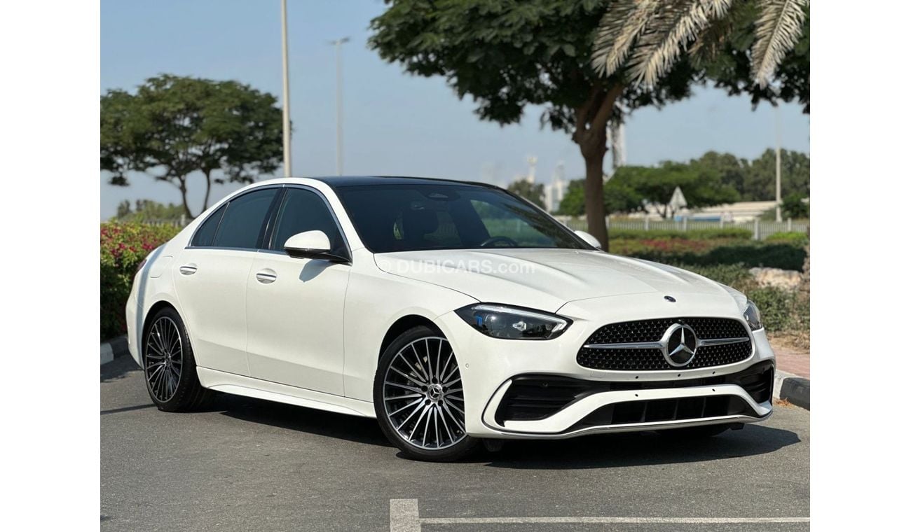 مرسيدس بنز C200 Mercedes Benz C 200 AMG / GCC / 2023 / Single Owner / Under Warranty From Mercedes Gargash / 3,877 D