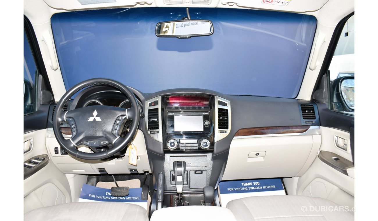 Mitsubishi Pajero AED 1229 PM | 3.0L GLS V6 4WD GCC DEALER WARRANTY
