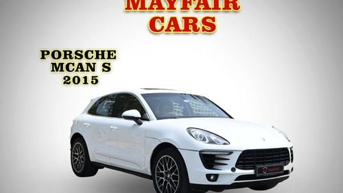 بورش ماكان 0% DP  - AGENCY MAINTAINED - PORCSHE MACAN S 2015 - PANAROMIC ROOF - 3.0TC V6 4WD - WELL MAINTAINED