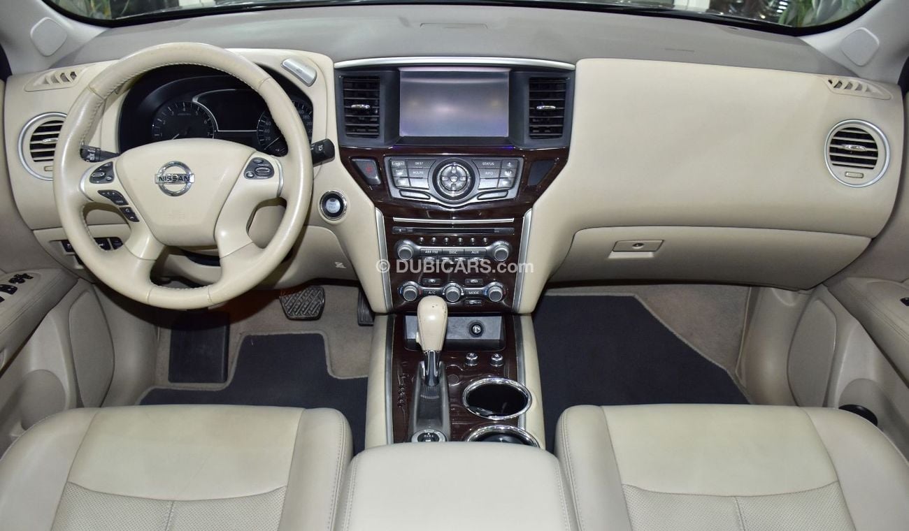 Nissan Pathfinder EXCELLENT DEAL for our Nissan Pathfinder SL 4WD ( 2015 Model ) in Grey Color GCC Specs