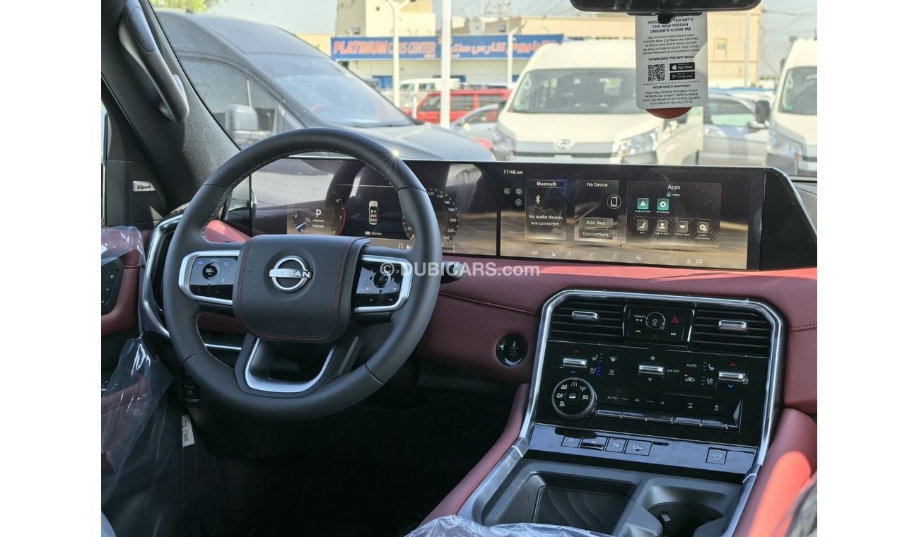 نيسان باترول 2025 NISSAN PATROL 3.8L NON TURBO PLATINUM FULL OPTION