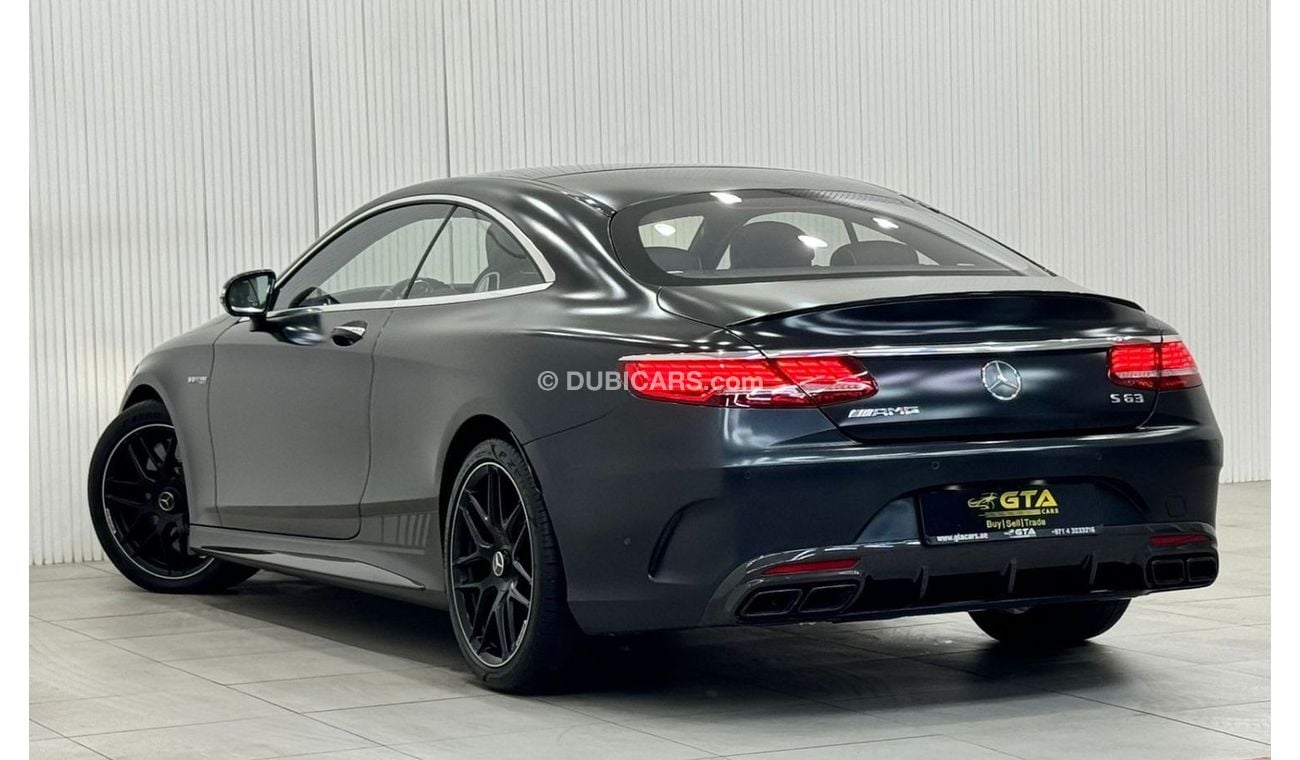 مرسيدس بنز S 63 AMG Std 2018 Mercedes Benz S63 AMG 4MATIC Edition 1, Warranty, Fully Loaded, Low Kms, GCC