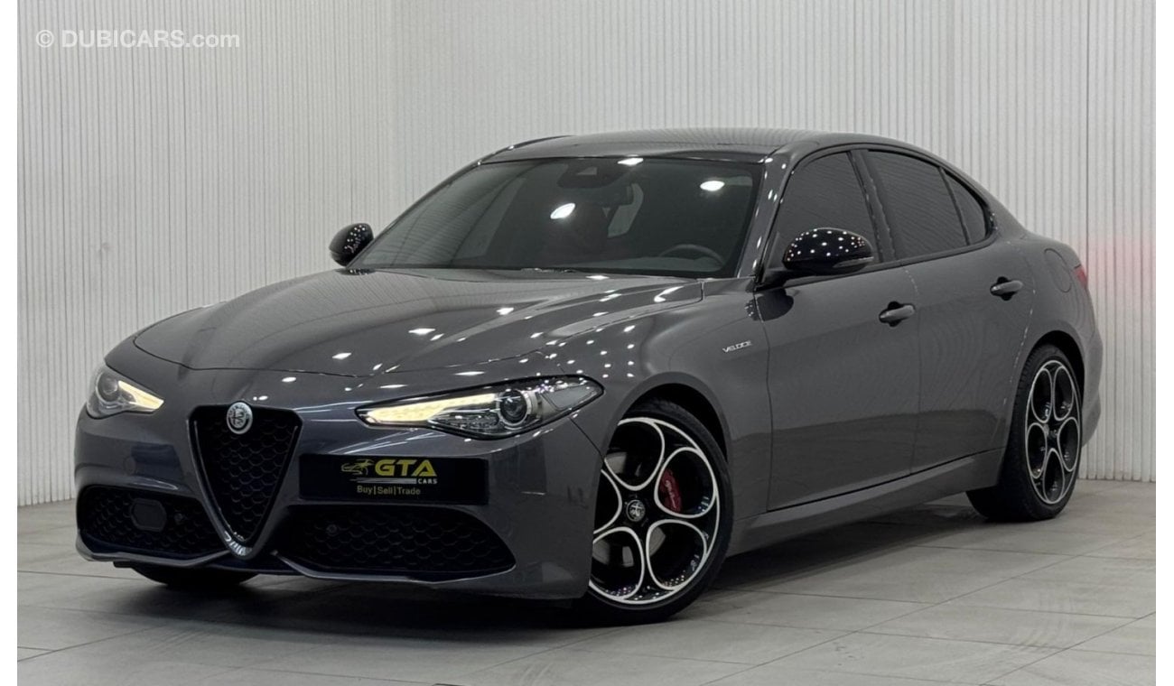 ألفا روميو جوليا 2023 Alfa Romeo Giulia Veloce, 2027 Agency Warranty + Service Package, Full Service History, GCC