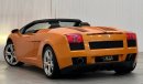 Lamborghini Gallardo 2007 Lamborghini Gallardo Spider(Full Option), Full Service History,GCC