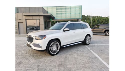 مرسيدس بنز GLS 450 Mercedes Benz GLS450  ( Maybach KIT ) - 2022 - Pearl White /Gold