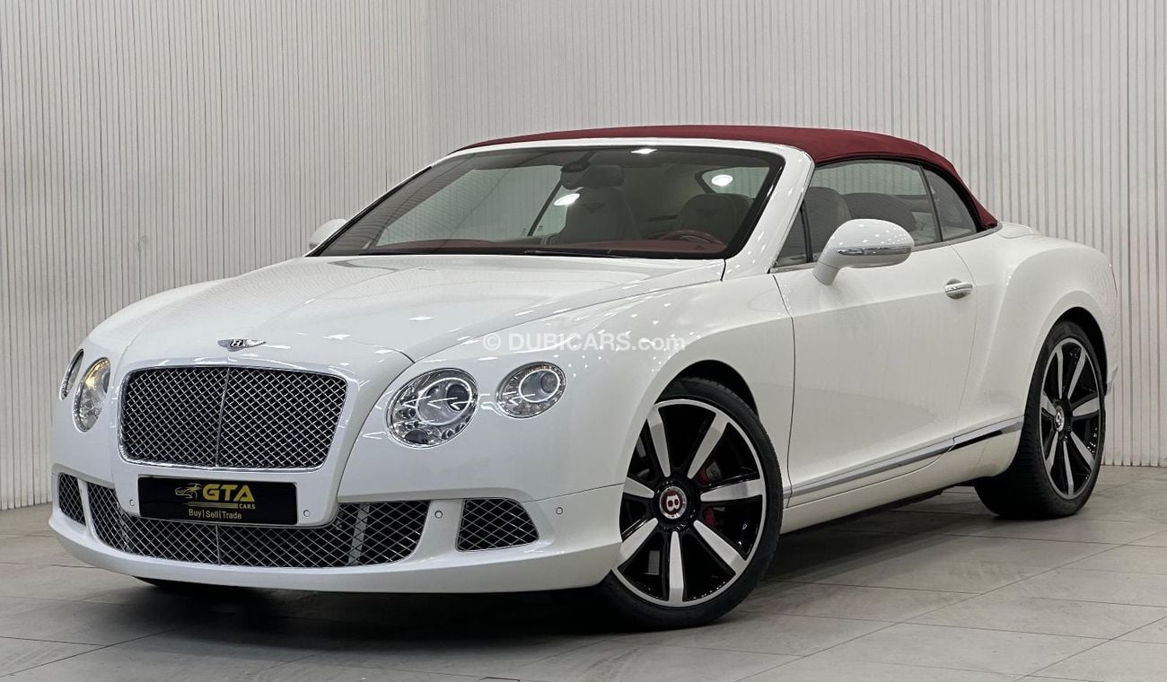 بنتلي كونتيننتال جي تي سي W12 2012 Bentley Continental GTC Convertible, W12, Excellent Condition, Full Options, GCC