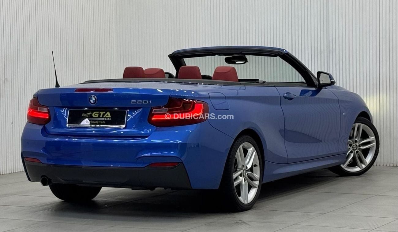 بي أم دبليو 220 sport Line 2.0L 2015 BMW 220i M-Sport Cabriolet, February 2025 BMW Service Pack, Excellent Condition