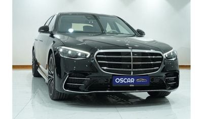 مرسيدس بنز S 500 4MATIC 3.0L 2024 Mercedes-Benz S500 3.0TC+E V6 | Brand New | Black with Beige Interior | 5-Year Warr