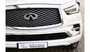 Infiniti QX80 AED 3359 PM | LUXURY 5.6L V8 4WD GCC DEALER WARRANTY