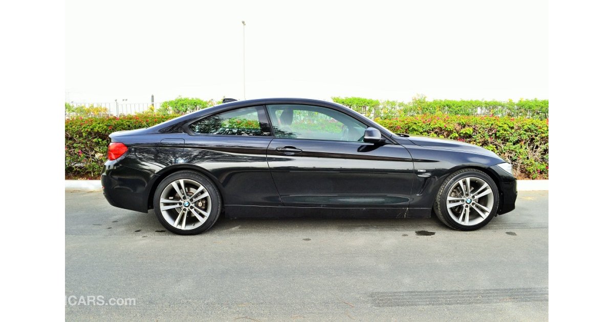 BMW 420  ZERO DOWN PAYMENT  1,745 AED\/MONTHLY  1 YEAR WARRANTY for sale: AED 89,000. Black, 2014