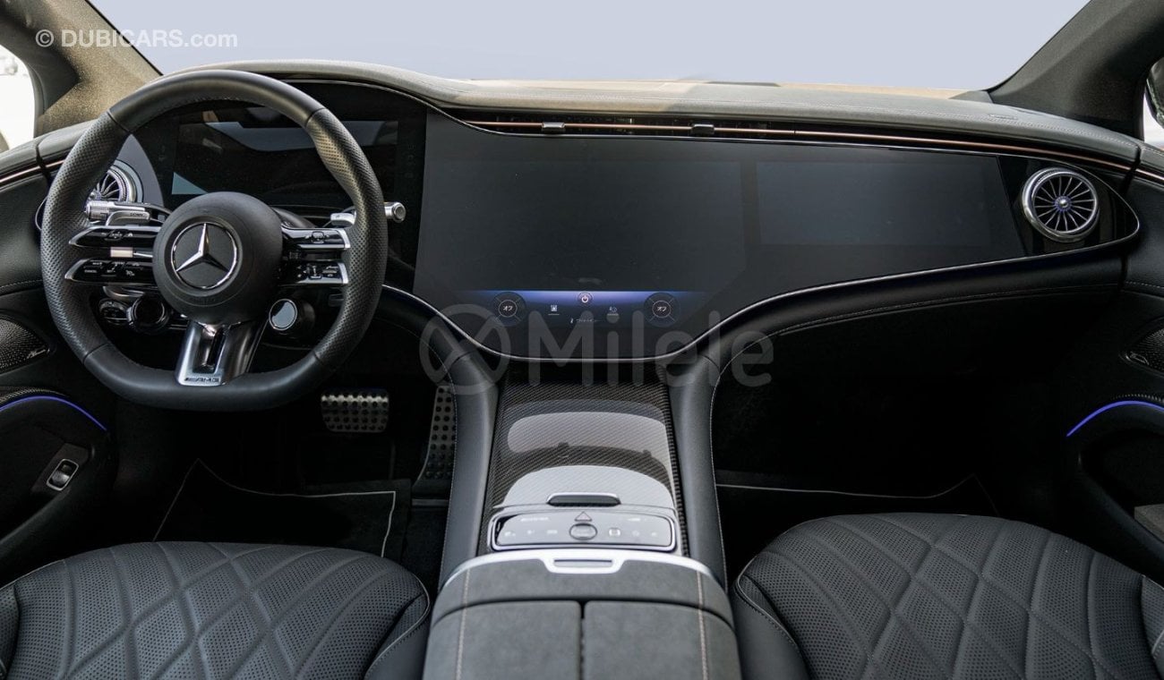 مرسيدس بنز EQS 53 AMG EV SEDAN - LOW KM, REAR SEAT PACKAGE, MBUX HYPER SCREEN, PANORAMIC ROOF