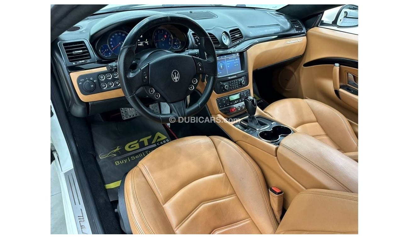 مازيراتي جران توريزمو 2015 Maserati GranTurismo Sport(Full Option), Service History, GCC