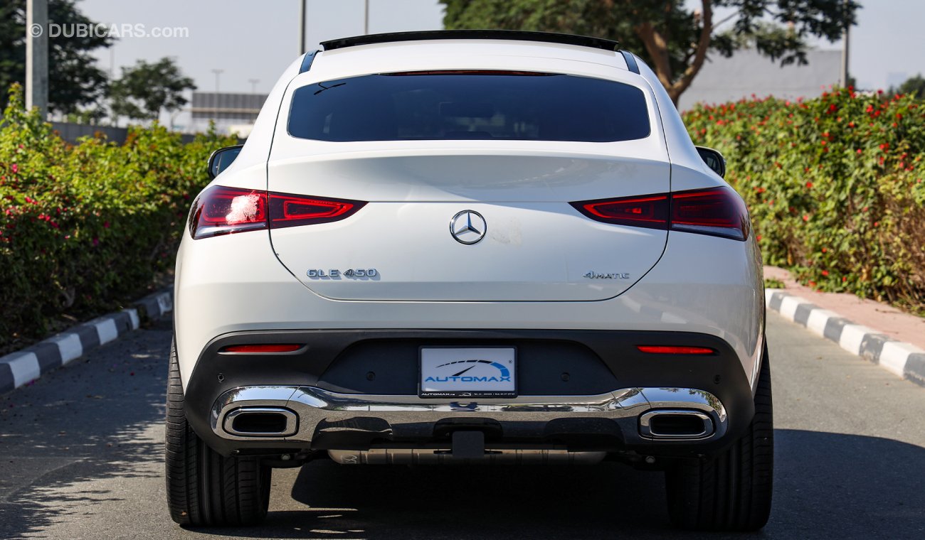 Mercedes-Benz GLE 450 AMG 2021  Coupe GCC 0km w/ 2Yrs Unlimited Mileage Warranty + 3Yrs Service @EMC