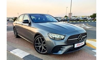 مرسيدس بنز E200 Premium 2.0L E200 BLACK Night package full options AMG 2.0L TURBO DARK GREY 2022 MODEL