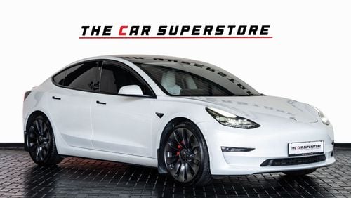 Tesla Model 3 2023-TESLA MODEL 3 PERFORMANCE-GCC-SERVICE CONTRACT-FULL SERVICE HISTORY-WARRANTY TILL 2031