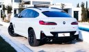 بي أم دبليو X4M AED 3200 PM | UNDER WARRANTY | FSH |  BMW X4M XDRIVE30i | GCC | 2022 | NO FLOOD