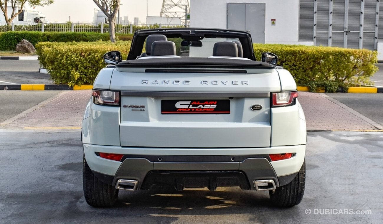 Land Rover Range Rover Evoque Convertible HSE Dynamic 2017 - GCC