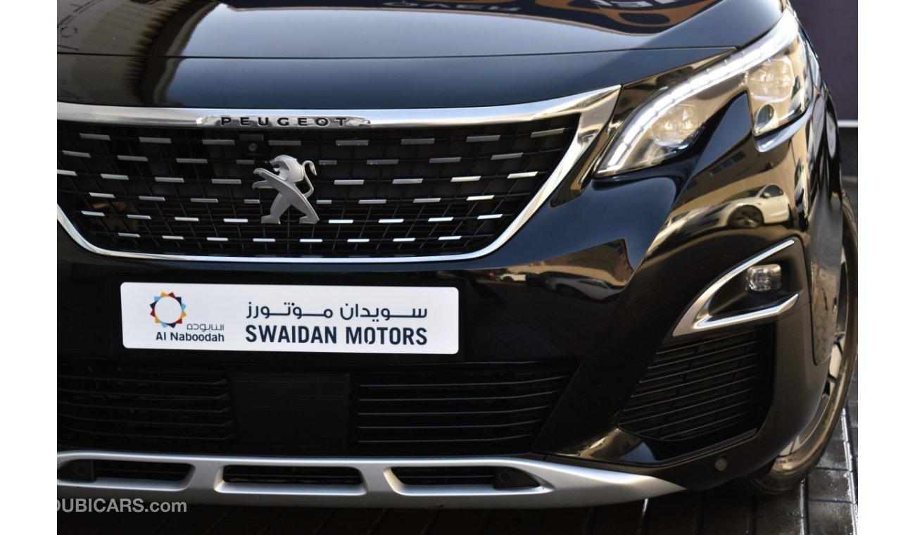 Peugeot 5008 AED 1279 PM | 1.6L GT LINE GCC AGENCY WARRANTY UP TO 2026 OR 100K KM