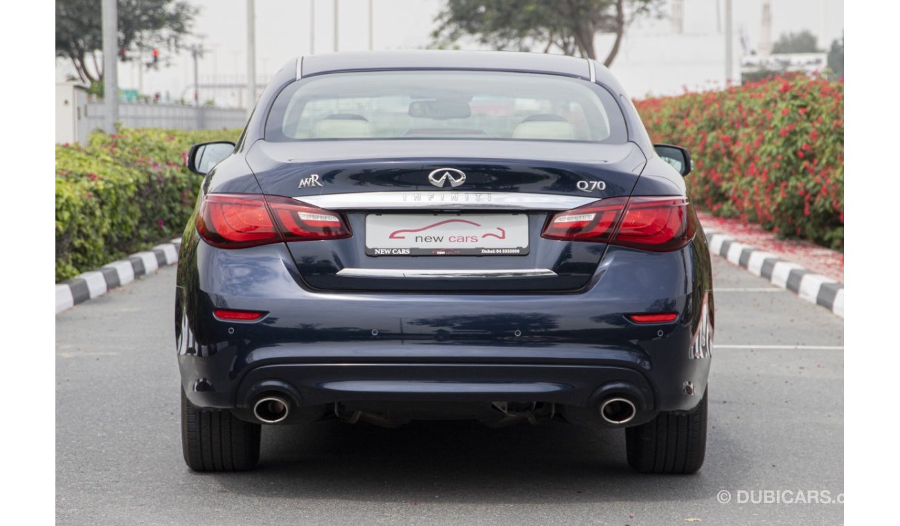 إنفينيتي Q70 GCC - 1760 AED/MONTHLY - 1 YEAR WARRANTY COVERS MOST CRITICAL PARTS