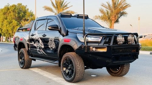 Toyota Hilux DOUBLE CABIN | PREMIUM BULL BAR WITH LED FOCUSED LIGHTS | 2.8L DIESEL | RHD | 2022