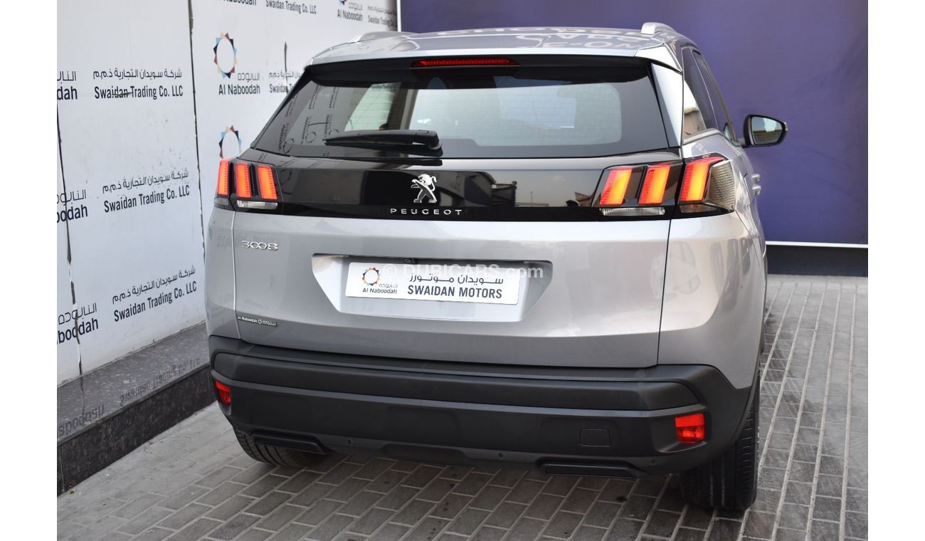 Peugeot 3008 AED 1119 PM | ACTIVE 1.6 TC AT GCC MANUFACTURER WARRANTY 2028 OR 100K KM