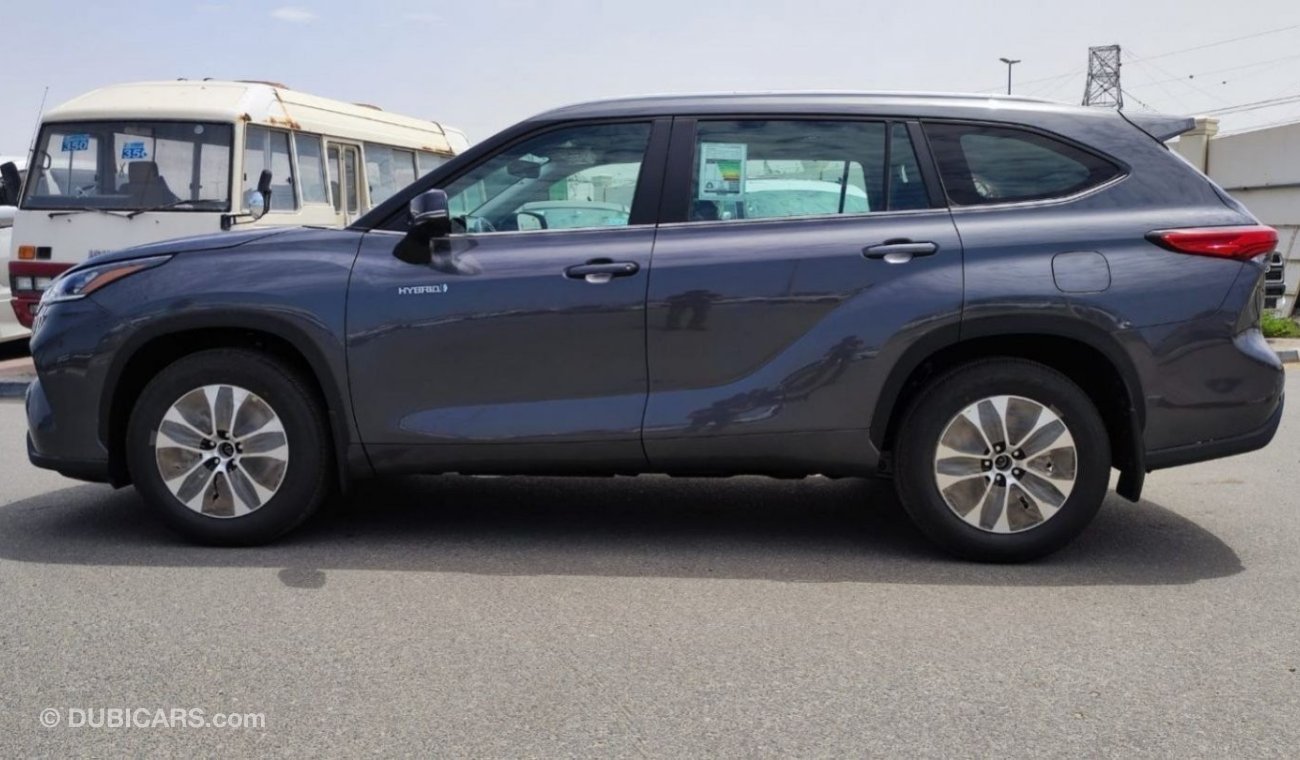 تويوتا هايلاندر NEW Highlander GLE 2.5L Hybrid 2023, 4WD, SUV, grey color