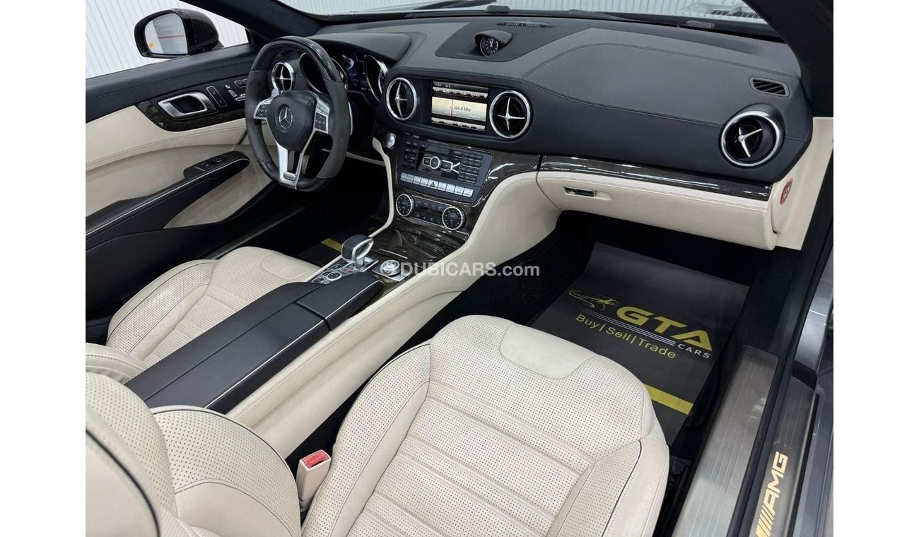 مرسيدس بنز SL 63 AMG Std 5.5L (530 HP) 2014 Mercedes Benz SL63 AMG Roadster, Full Service History, Full Options, Low Kms,