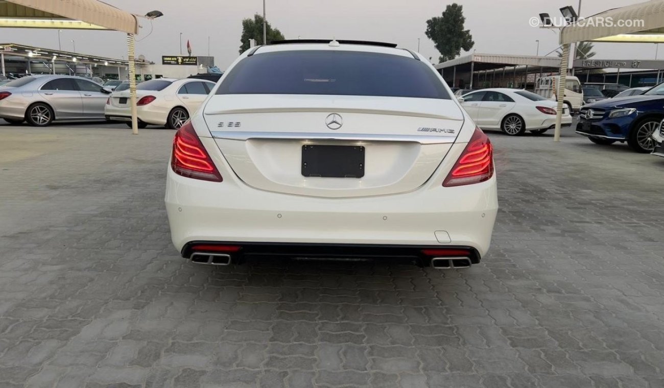 مرسيدس بنز S 550 S550L /// KIT S65 AMG وارد اليابان اوراق جمارك قمة النظافة