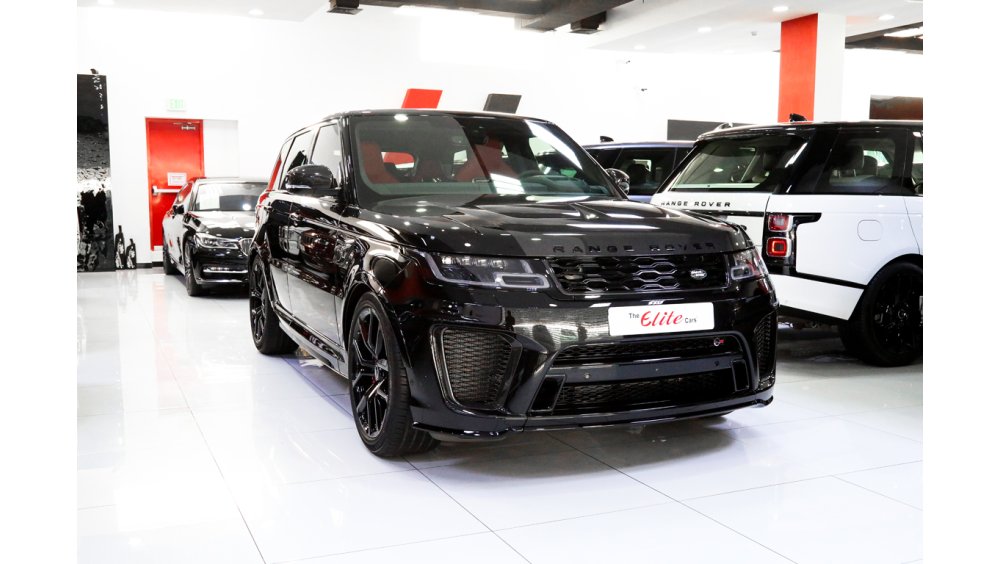 Land Rover Range Rover Sport Svr 2021 5 0l V8 Sc Santorini Black Carbon Fiber Trim Competitive Price For Sale Aed 609 000 Black 2021