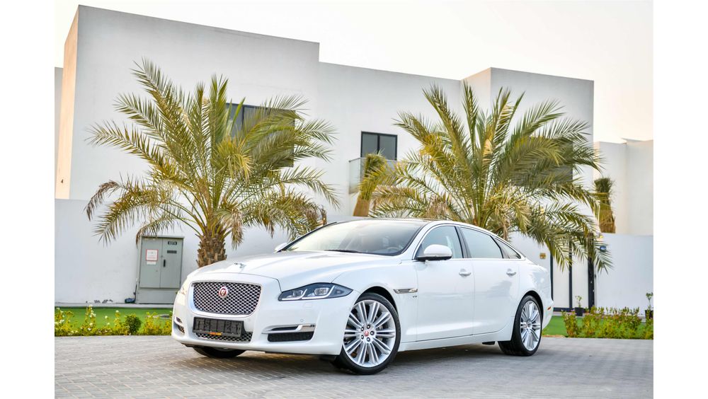 Jaguar Xj V6 Gcc Aed 2 428 Per Month 0 Dp For Sale Aed 124 000 White 2016