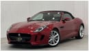 Jaguar F Type Std 2017 Jaguar F-Type Convertible, Warranty Full Jaguar Service History, Low Kms, GCC