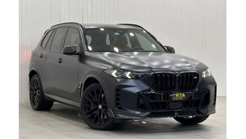 بي أم دبليو X5 M 2024 BMW X5 M60i xDrive, July 2028 BMW Warranty + Service Pack, Fully Loaded, Very Low Kms, GCC