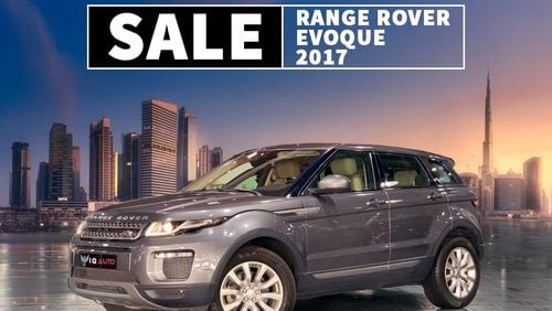 لاند روفر رانج روفر إيفوك AED 1,500 P.M | 2017 RANGE ROVER EVOQUE SE Si4 2.0L | 4WD | GCC | UNDER WARRANTY |