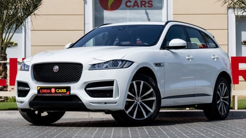 Jaguar F Pace R-Sport 3.0L Jaguar F-Pace R-Sport 2017 GCC under Warranty with Flexible Down-Payment.