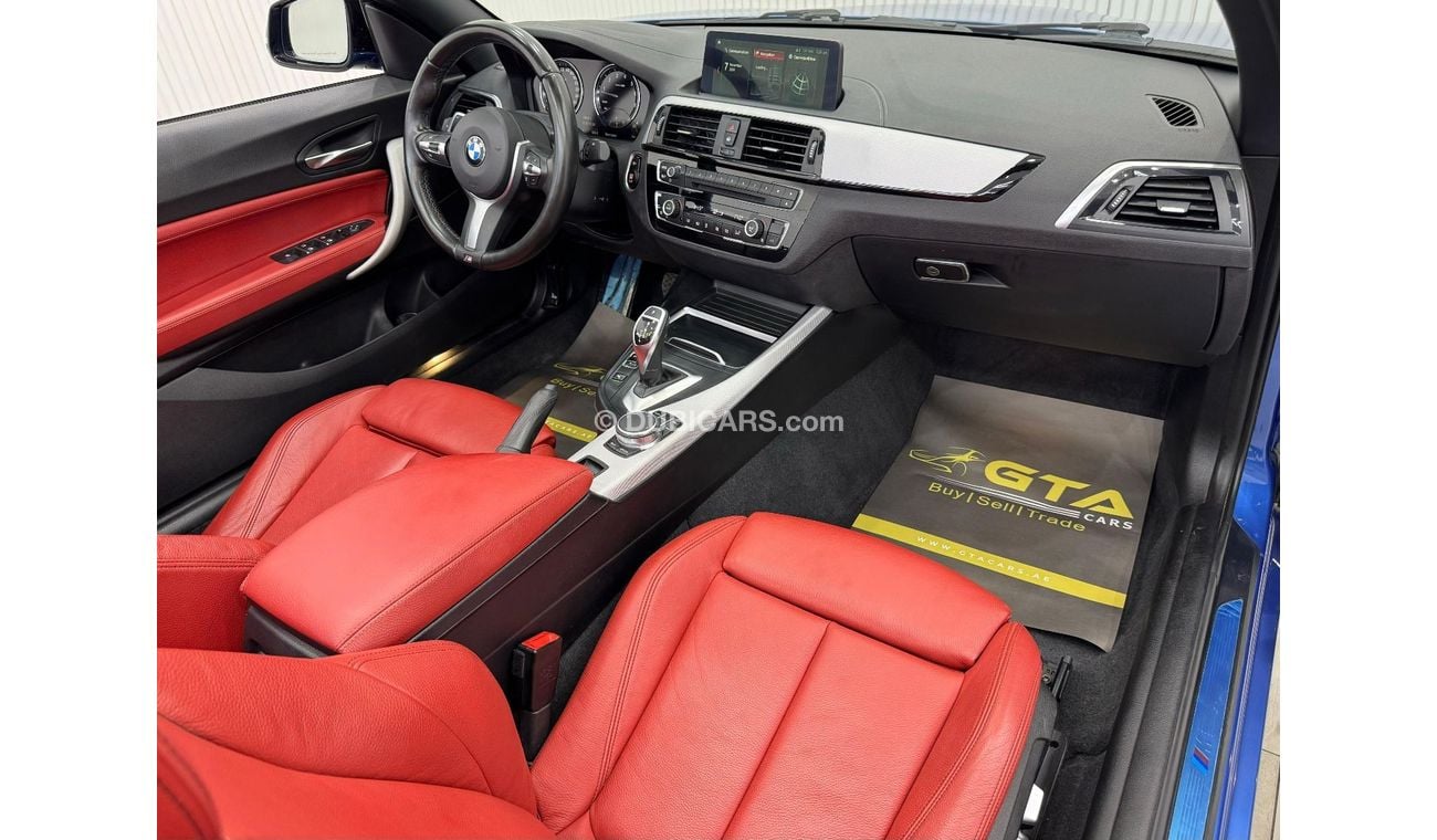 بي أم دبليو 220 M-Sport 2.0L 2018 BMW 220i M-Sport Convertible, Warranty, Full Service History, Low Kms, GCC