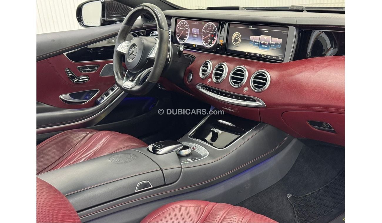 مرسيدس بنز S 63 AMG كوبيه 2015 Mercedes Benz S63 AMG 4MATIC, Full Service History, Full Options, Excellent Condition, GCC