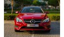 Mercedes-Benz E200 Coupe 2015 Mercedes-Benz E200 Coupe