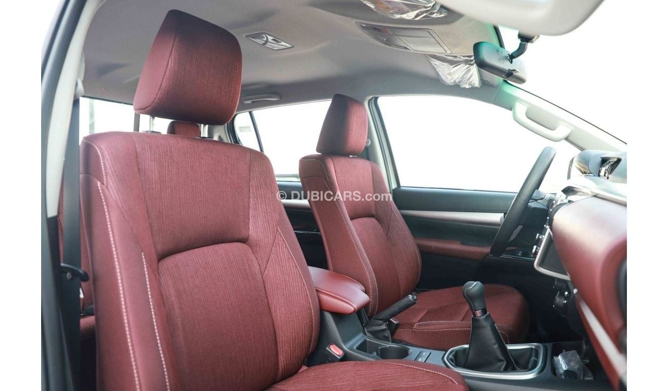 تويوتا هيلوكس 2025 TOYOTA HILUX 2.7 SR5 - SUPER WHITE inside RED | Export Only