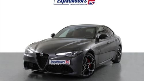 Alfa Romeo Giulia Q2 Veloce •3,050x60 • 0% DP• 2023 • Alfa Romeo Warranty + Service Contract